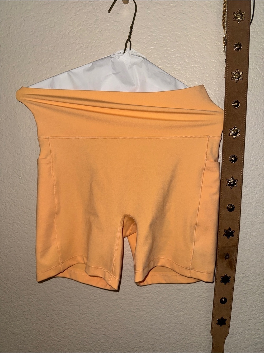 all in motion Peach High-Rise Athletic Bike Shorts